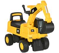 Escavatore Ruspa Cavalcabile per Bambini Giallo