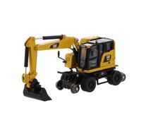 Escavatore Su Ruote Caterpillar CAT M323F Railroad HO - Diecast Masters 85612