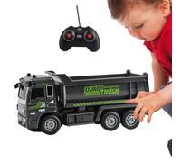 Escavatore telecomandato, 4 WD, mini giocattolo da costruzione per carrelli elevatori - giocattolo tecnico per auto, davvero cool, mini carrello elevatore a 4 ruote, giocattolo per escavatore