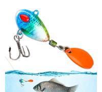 Escche Artificiali Per Pesca In Acque Dolci | Esche Rotanti Per Pesca - Per Sport All'aperto Con Vibrazione Per Camping Fiume Lago Barca Trota Torrente Notte Pesce Persico Acqua E Salata Appassionati