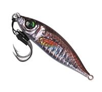 Esche a Passo Lento Esche Artificiali per la Pesca D'acqua Salata Jigs Metallici Verticali Incandescenti con Ami di Assistenza Jigs a Farfalla Stampa Esche da Pesca a Lancio per Tonno Kingfish Bluefin