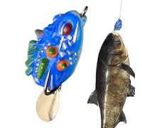 Esche a rana artificiali per la al bass | Esca artificiale morbida e flessibile - Esca per acqua salata con ami weedless,per tore di Pesce Gatto Luccio Predatori Outdoor Acqua e Salata