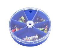 Esche Artificiali - 25 Pezzi Teste Jig Fosforescenti,Kit Per Sul Ghiaccio Con Amo E Esche Per Bass - Per Pesce Gatto, Crappie, tori, Kayak, A Mosca, Surf, Mare, Acqua Salata, Fiume, Barca