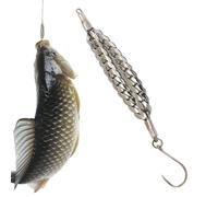 Esche Artificiali da Pesca per il Bass Jig a catena per lancio lungo e | Esca Artificiale Da Pesca Acqua Salata Mare Per papà uomini nonno mare notte lago stagno riva rusce