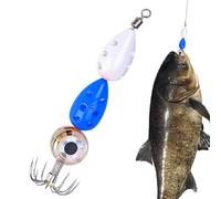 Esche Artificiali Luminose per la Pesca,Esca da Traina con Amo,Esche da traina | Per La Cattura Di Pesci Catfish, Trota, Walleye, Halibut, Bass In Mare, Acque Salate E Offshore