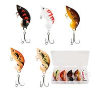 Esche Artificiali Per Persico, Esca per Pesca al Persico, Attrezzatura Attraente per Trota, Luccio, Pesce Gatto, Persico Sole, Salmone, per Uomini Sport, 5 Pezzi, per Acqua Salata e, a Forma di Gambe