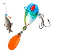 Esche Artificiali Per Persico Spigola,Esche Artificiali per Persico | Per Sport All'aperto Con Vibrazione Per Camping Fiume Lago Barca Trota Torrente Notte Pesce Acqua E Salata Appassionati Di