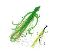 Esche Artificiali Swimbait Polpo Morbido Realistico Luminescente 13 cm con | Jig Da Pesca Resistenti Per Trota Lucioperca Crappie Salmone Mare Profondo Lago Fiume Acqua Salata All'Aperto