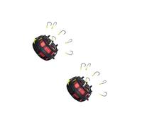 Esche con gancio a corda Gabbia 6 ami Anti-Bottom Rigs Linea professionale Gruppo Feeder Piombo Attrezzatura da pesca Esche in polvere Pesce compatibile