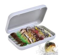 Esche con Mosca | Realistici - Esche compatte d'acqua | per Dores Lagos Fiumi Ruscelli Bacini di stagno Regalo per gli uomini genitori