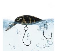 Esche Crank per la del Black Bass - Esca da realistica con ami incorporati - Esca artificiale galleggiante Swimbait, Crankbait Minnow per Gatto Marigana Trota Oro Giallo