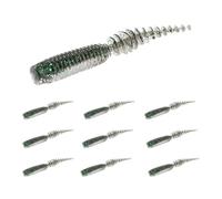 Esche da, 10 Pezzi Esche morbide per la, esche morbide per la, per la Trota il Pesce Gatto la Marigana, il Bar in Acqua della Riva, in Campeggio Notte