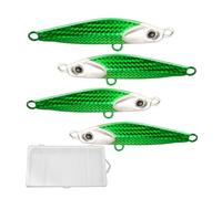 Esche Da 4 Pezzi Di Esche Simulate,Esche Artificiali | per Branzino Trota Acqua Salata Acqua Ghiaccio Lago Fiume All'aperto