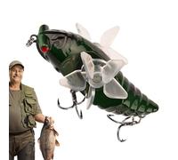 Esche da a cicale | Esca dura Swimbaits 7,5 cm realistica per trote persica, lucioperca, pesce persico, acqua e salata