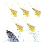 Esche da a mosca, esche realistiche per la delle locuste, 5 pezzi, da, esche finte per spigola, trota, salmone, luccio, glaucomi