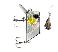 Esche Da Al Bar - Esca Galleggiante per Acqua con Ami | Esca Crappi,per Pescatori Uomini Trota Gatto Dorato Giallo Crappie Bluegill Laghi E Fiumi