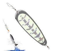 Esche da cucchiaio | esche luccicanti e affilate, esche dure con scanalatura del sangue, esche da cucchiaio in metallo solido e durevole per trote spigole