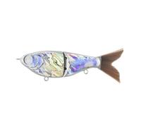 Esche da , esche non verniciate, coda di swimbait scorrevole con sonaglio che affonda a 2 segmenti - Esca artificiale da per acqua e salata, della