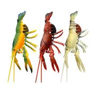 Esche da fiume per basso, 3 pezzi, esche Swimbait simulate | Jigs da pesca, avventure da campeggio all'aperto, per uomini e genitori in acqua salata e dolce