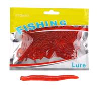 Esche da in acqua salata, esca da d'acqua | Esche da a mosca in silicone Lures Lake Catfish - Flessibili falsi lombrichi da per l'orata di pesce gatto