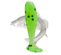 Esche da morbide, esche per la del Black-Bass in acqua e salata - Attrezzature per lanciatore per la trota dei piccoli pesciolini La giovane trota arrossata dorata gialla