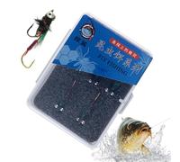 Esche da mosca - Esche morbide e jig per trota con amo - 5 pezzi esche realistiche per pesca pratica in fiume e acqua poco profonda condizioni mattutine nuvolose