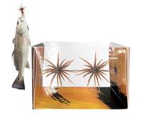 Esche da per di mare - 2 pezzi esche morbide galleggianti realistiche | Esche a cubetti per la, per acqua, salata, fiumi, laghi, ruscelli, acque basse, jigging, a traina,