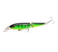 Esche Da Pesca 1 esca artificiale crankbait multi-snodata da pesca, 10,5 cm/9 g, dura a 2 segmenti, amo 6#, for la in mare(C)