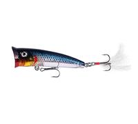 Esche Da Pesca 1 esca da pesca in superficie 7,5 cm e 10, g, artificiale in plastica dura con amo a piuma, attrezzatura for la al black bass(G)