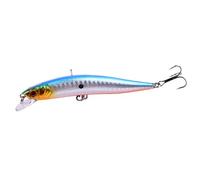 Esche Da Pesca 1 pz. 10 cm 8 g esche da pesca rigide artificiali swimbait esca artificiale in plastica occhi 3D attrezzatura(A)