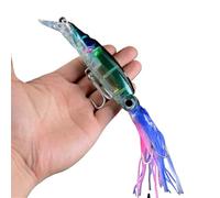 Esche Da Pesca 1 pz 14 cm 40 g esche da pesca a forma di polpo 6 colori calamari esca dura gancio in acciaio ad alto tenore di carbonio polpo manovella for tonno Sea Allure Tools Esche Artificiali(01)