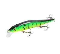 Esche Da Pesca 1 pz. Esche da pesca 11,5 cm/14 g Minnow Crankbait Wobblers Occhi 3D Esca artificiale for pesce persico Luccio Carpa Pesca(3)