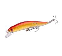 Esche Da Pesca 1 pz. Esche da pesca galleggianti a forma di minnow con occhi 3D, esche artificiali 10 cm/8,4 g, dure, for la alla carpa e al luccio(B)