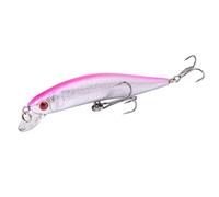 Esche Da Pesca 1 pz. Esche da pesca galleggianti a forma di minnow con occhi 3D, esche artificiali 10 cm/8,4 g, dure, for la alla carpa e al luccio(E)