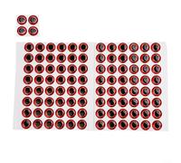 Esche da pesca 3D olografiche in gomma morbida modellata per la costruzione di mosche e artigianato, design riflettente e riflettente per attirare i pesci, dimensioni 6 mm, 8 mm, 10 mm, 12 mm (12 mm