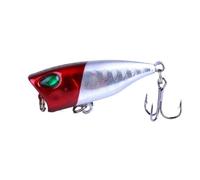 Esche Da Pesca 4cm 3.3g Mini Crankbaits Esche da pesca Wobblers artificiali for traina Luccio Occhi 3D Pesce Topwater Swimbait(PO033-2)
