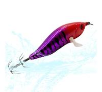 Esche da pesca a inchiostro per pesca in acqua salata, esche artificiali luminose e seppia con gancio, Squid Jig, per acqua salata e acqua dolce, accessori da pesca