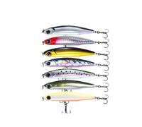 Esche da pesca a matita affondante, esche dure, ganci alti, for la pesca in acqua dolce e salata(3.5g)