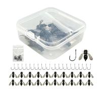 Esche da pesca a mosca, esche per pesca a mosca, esche attrattive per la pesca a mosca, esche per pesca a mosca, assortimento di mosche per luccio, salmone