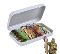 Esche da Pesca a Mosca Esche Per Trote Portatile Attrezzature Pesca | Esche per trote realistiche per i pescatori nei laghi fiumi Serbatoi della pipì e come regalo