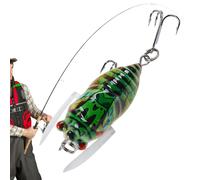 Esche da pesca al Bar, esche da pesca per acqua dolce, esche da trota, jig realistici Swimbaits, esche di pesce esca di cicala, per acqua dolce stagni di lago