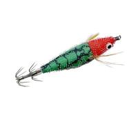 Esche da pesca alla traina in acqua salata, esche per calamari - Ganci per stencil calamari che brillano nel buio | esche da pesca in alto mare da 2,95 pollici, esche portatili a traina per