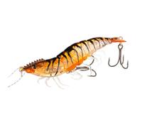 Esche Da Pesca Artificiali Jig Artificiale Fosforescente | Gambero Realistico con Morsi di Pesce Jig Bait Morbido A Gambero Di Mare Per La Pesca In Acqua Salata Da Riva Molo E