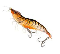 Esche Da Pesca Bass Esca artificiale morbida fresca riflettente | Esche Realistiche A Gambero Per Acqua Salata per la Pesca in Acqua , Mare, Molo, Spiaggia per Pesce Gatto e Salmone