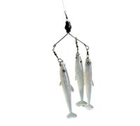 Esche Da Pesca Bass Swimbait Morbido Riutilizzabile Multiuso Flessibile | Esca Realistica per Bass con Coda a Per acque profonde e salmastre, trota, crappie, luccio, barca, surf, stagno, fiume, la