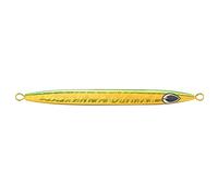Esche da pesca con piastra in ferro ad affondamento rapido Esche rigide Occhi 3D Bass Crankbait Tackle Wobbler Design aerodinamico per la pesca della spigola Metallo 16,5 cm 126 g (Oro)
