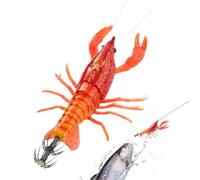 Esche da Pesca | Esca Artificiale Gambero Luminescente Nuotatore | Esca Jig Immersioni per Acqua | per Pesca Lago Fiume Barca Kayak Rive Trota Perche Salmone Pesce Gatto Acqua Do
