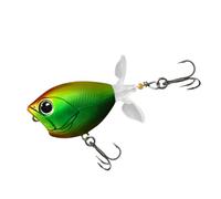 Esche da Pesca, Esca Artificiali con Coda Rotante e Amo Rinforzato, Esca Galleggiante per Spigole, Pesci Gatto, Lucci, Pesci in Acqua Dolce e Salata