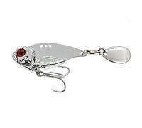Esche Da Pesca Esche da pesca rotanti Wobblers Sequin Spoon Crankbaits for la a mosca Trota Pesca(Silver,15g)