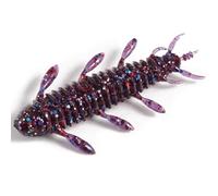 Esche da pesca Esche galleggianti for gamberetti da 12 o 8 pezzi, esche con coda a T e teste a spirale, plastica morbida for black pit bass e pesci mandarino Attrezzatura da pesca(Lila,4.5cm)
